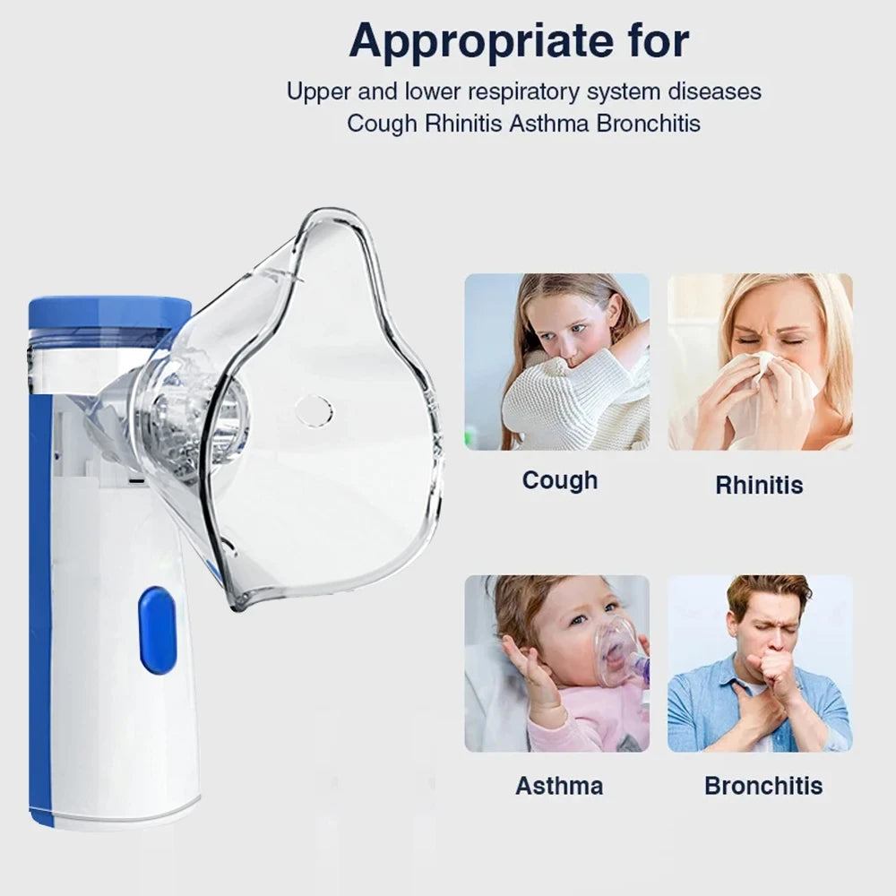 Medical Silent Mesh Nebulizer Handheld Asthma