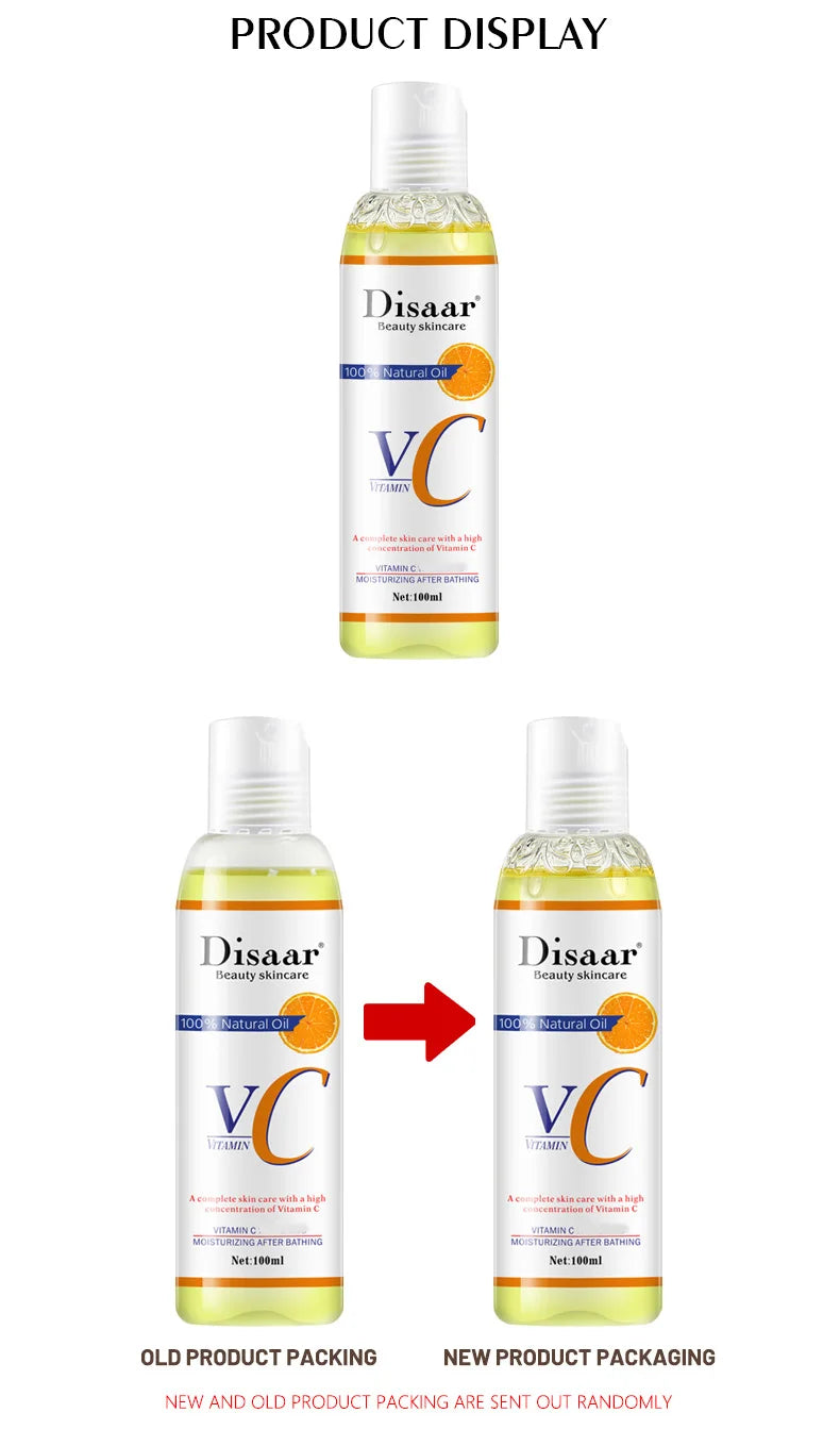 Disaar 100ml Vitamin C Massage Oil Moisturizing