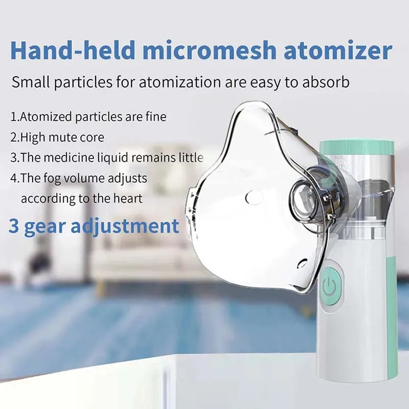 Medical Silent Mesh Nebulizer Handheld Asthma