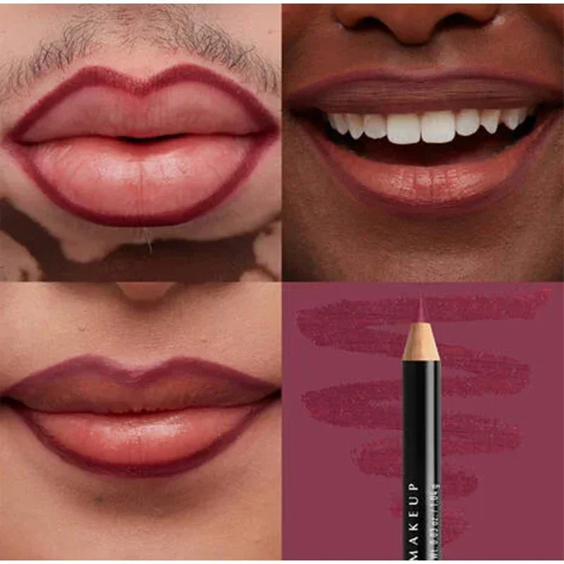 Slim Lip Pencil Long-Lasting Creamy Lip Liner Waterproof