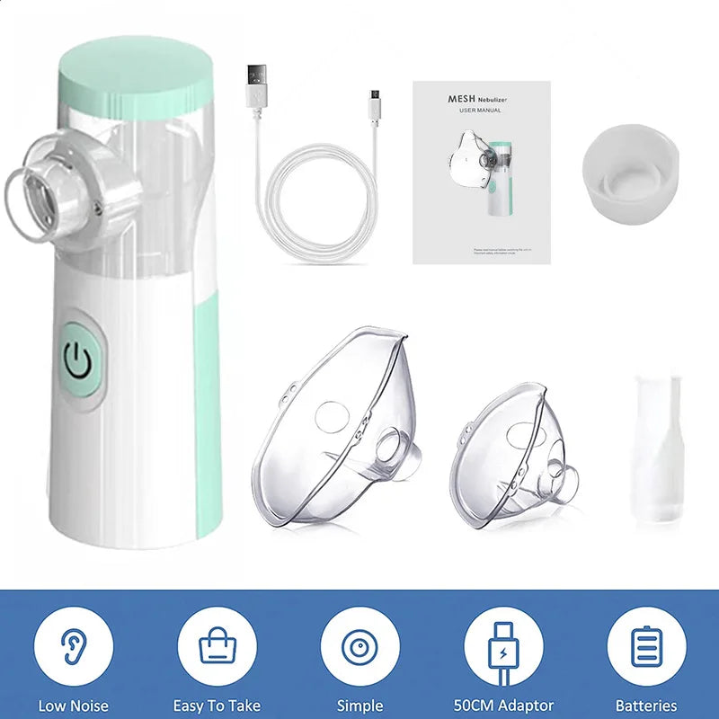 Medical Silent Mesh Nebulizer Handheld Asthma