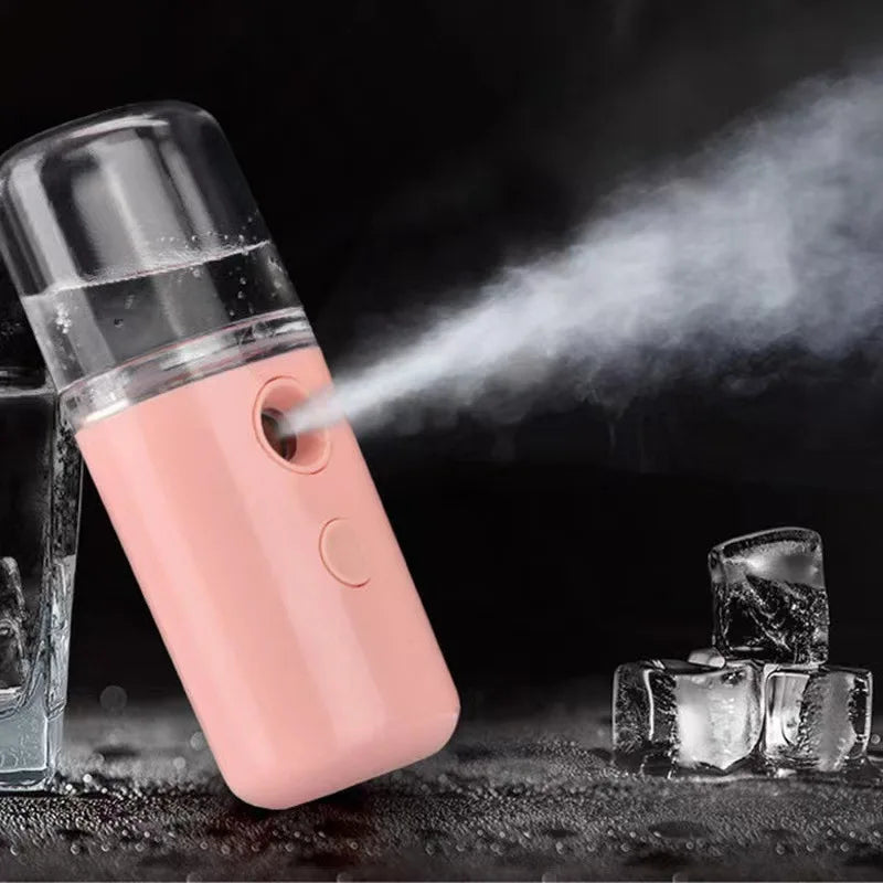 Mini Portable Humidifier Facial Steamer Device Beauty