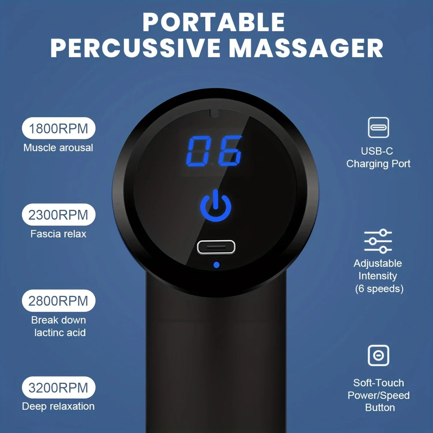 Xiaomi MIJIA Portable Fascial Gun Muscle Massage