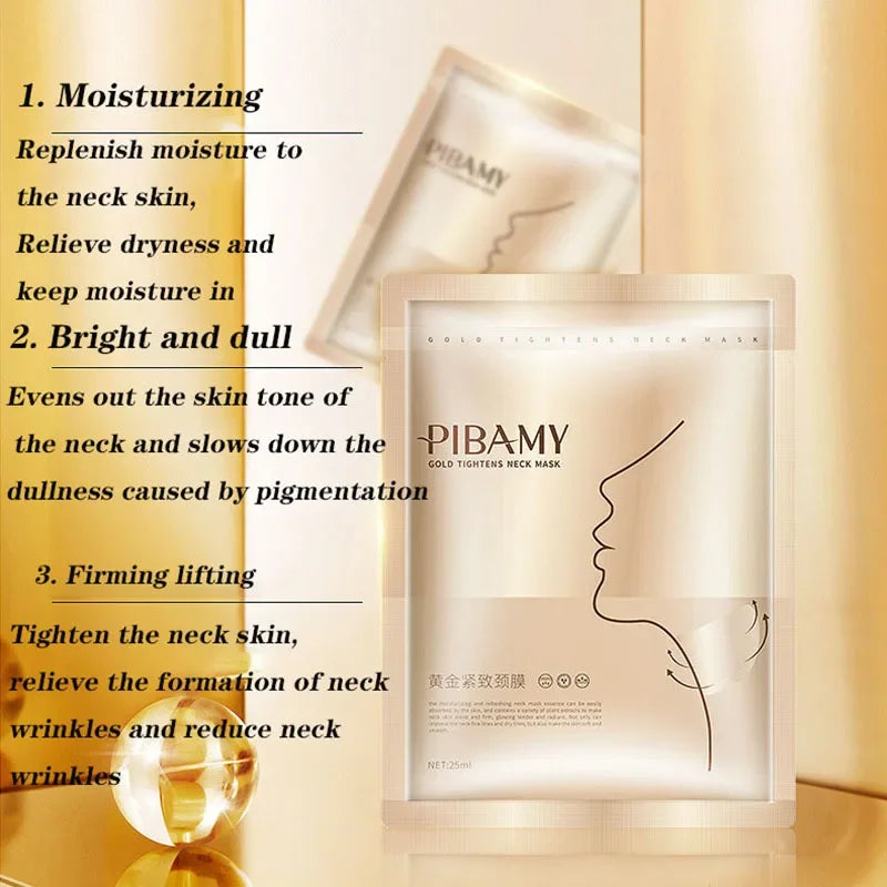 Gold Firming Neck Mask Moisturizing Anti Wrinkles