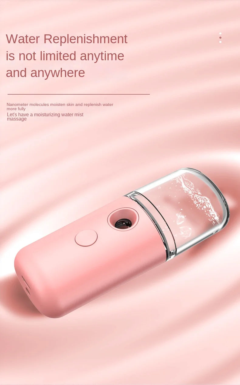 Mini Portable Humidifier Facial Steamer Device Beauty