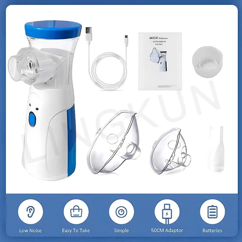 Medical Silent Mesh Nebulizer Handheld Asthma