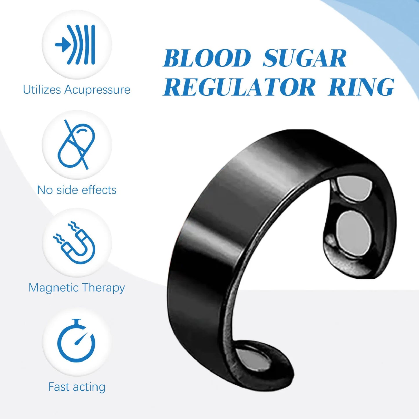 Blood Sugar Control Ring Diabetes Monitor Blood Sugar