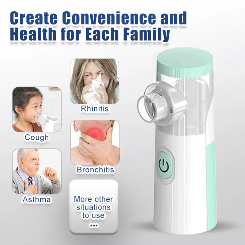 Medical Silent Mesh Nebulizer Handheld Asthma