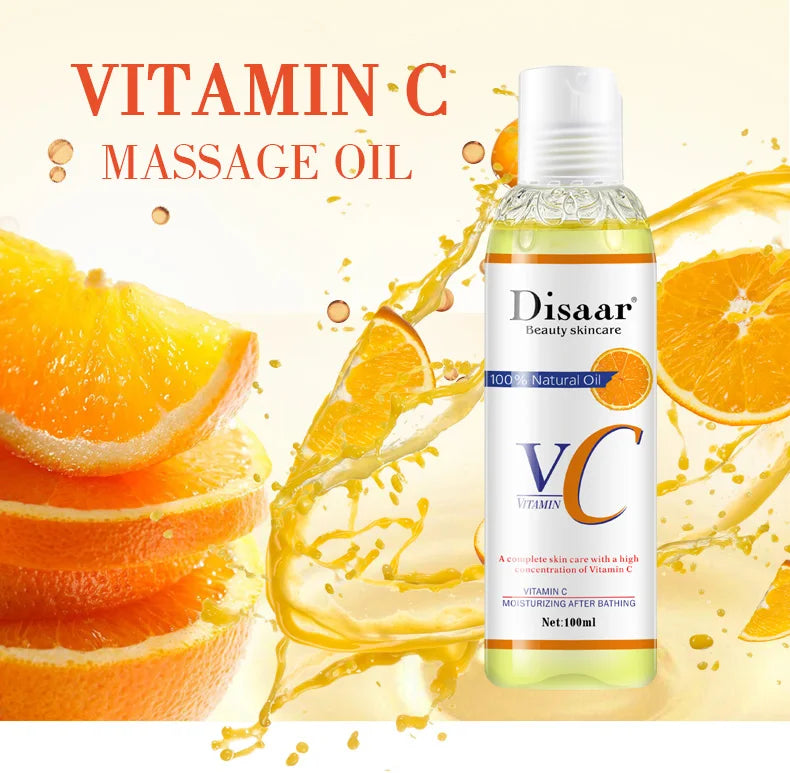 Disaar 100ml Vitamin C Massage Oil Moisturizing