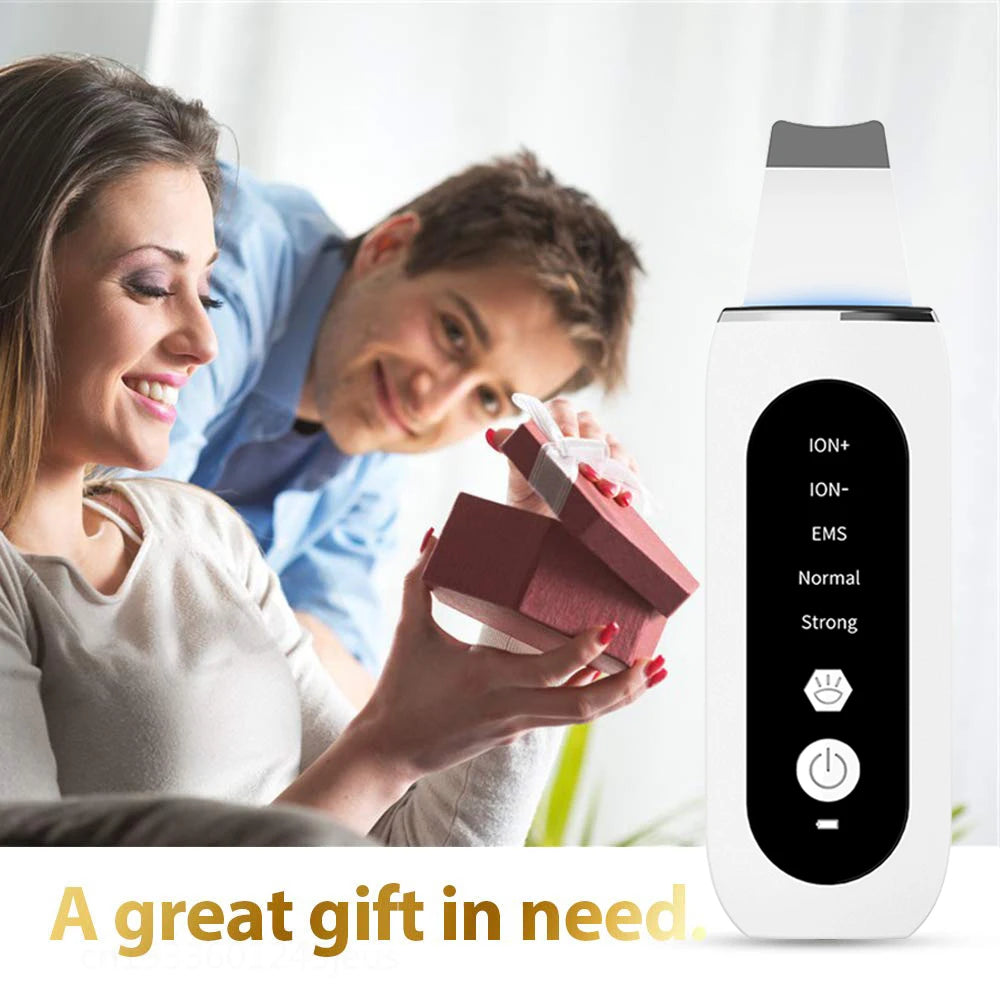 Ultrasonic Skin Scrubber Peeling Blackhead Remover