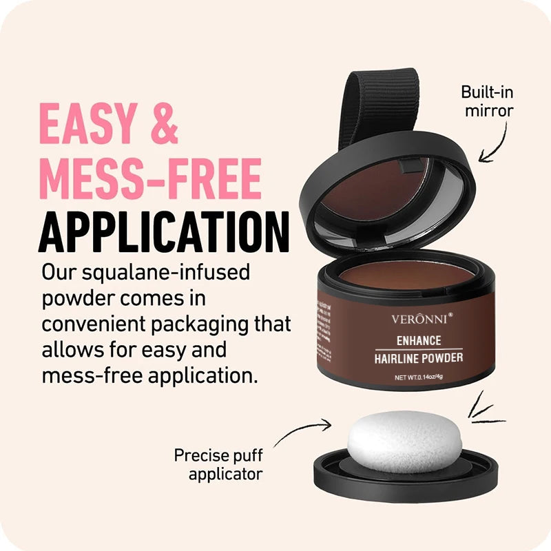Hair Line Powder Black Root Up Natural Instant