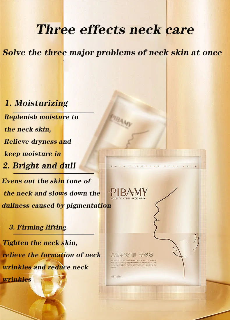Gold Firming Neck Mask Moisturizing Anti Wrinkles