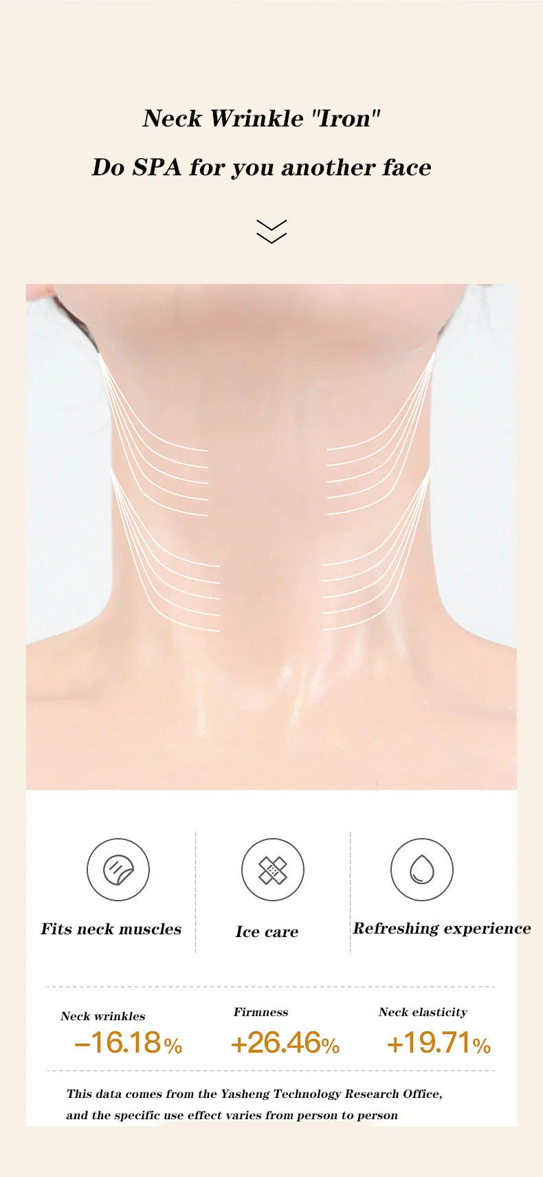 Gold Firming Neck Mask Moisturizing Anti Wrinkles
