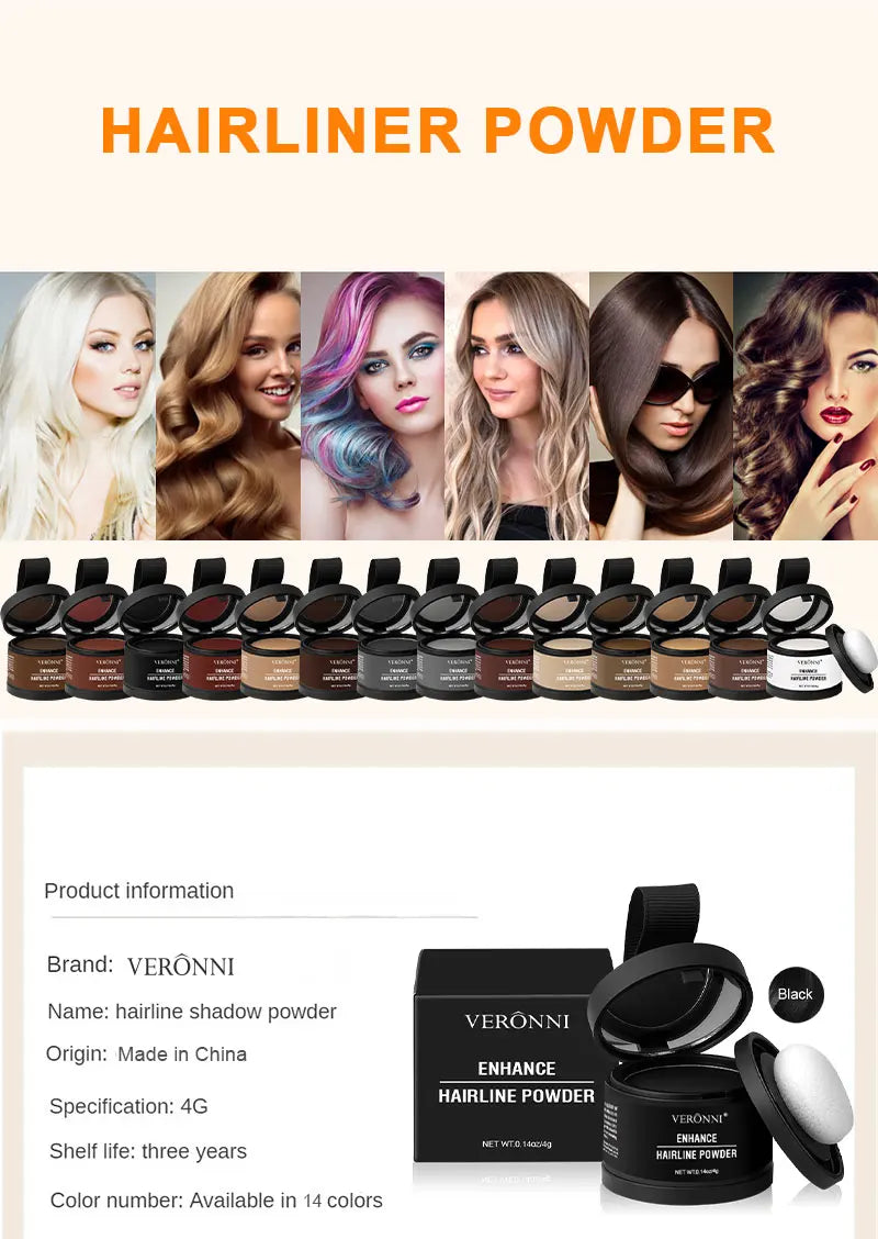 Hair Line Powder Black Root Up Natural Instant