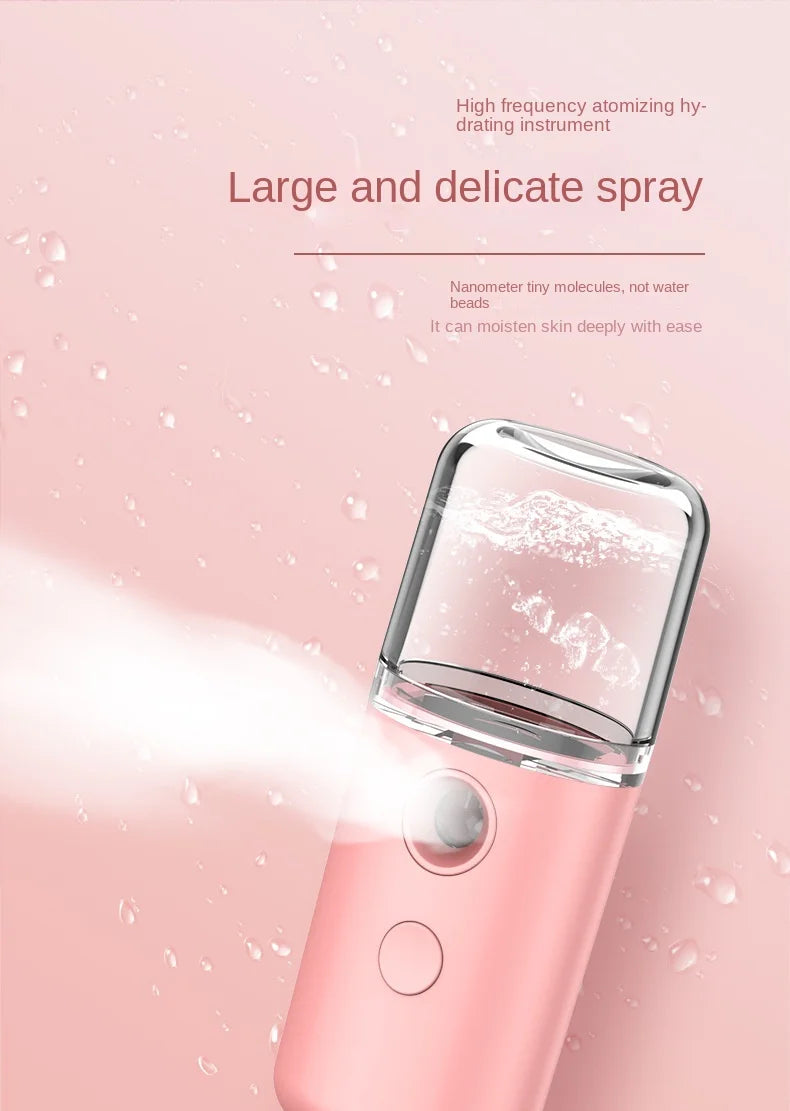 Mini Portable Humidifier Facial Steamer Device Beauty