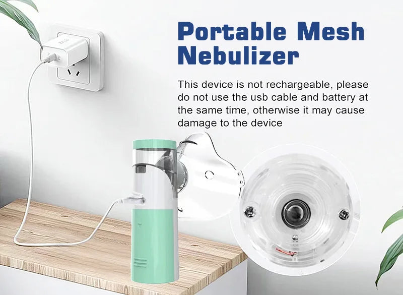 Medical Silent Mesh Nebulizer Handheld Asthma