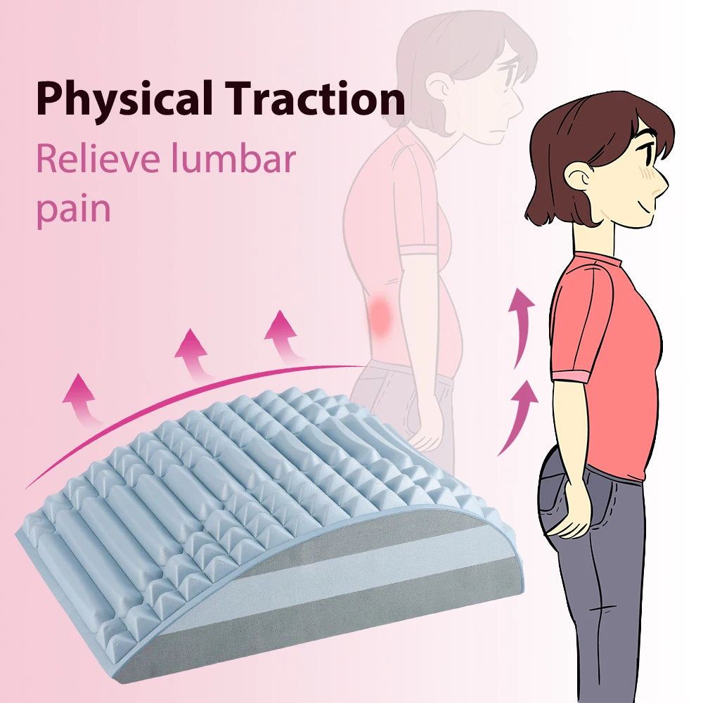 Yoga Fitness Lumbar Back Stretcher Cracker Waist