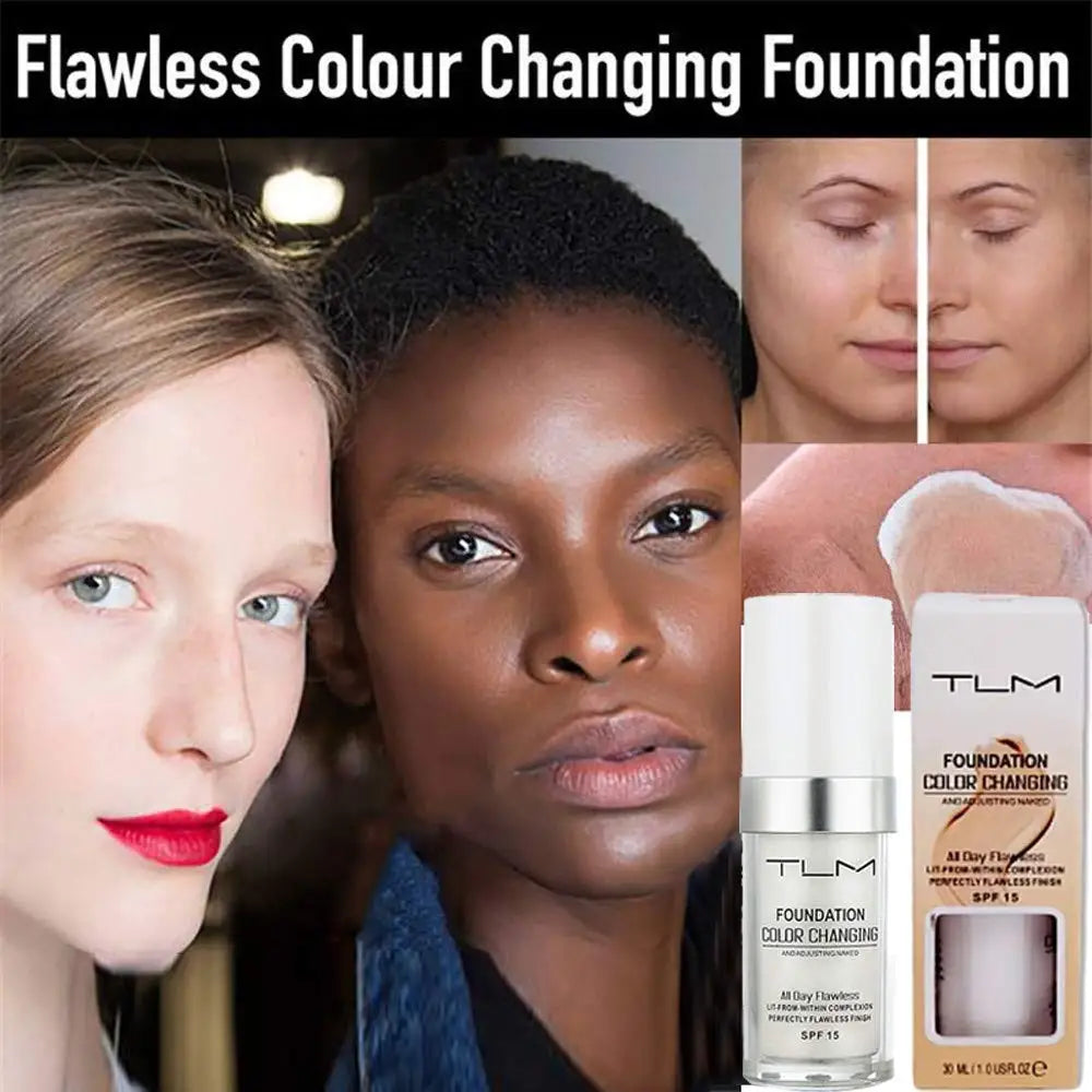 TLM Foundation Magic Color Changing Foundation