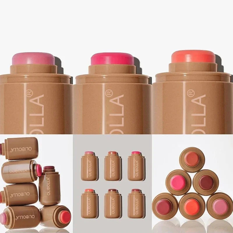 Magic Blush Stick 3-in-1 Cheek Lip Tinted Moistured