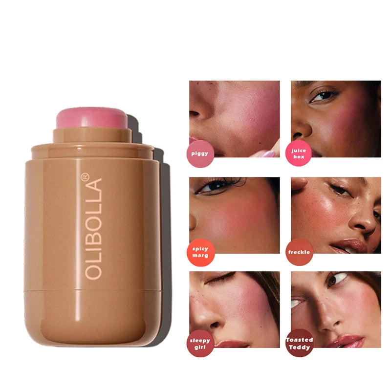 Magic Blush Stick 3-in-1 Cheek Lip Tinted Moistured