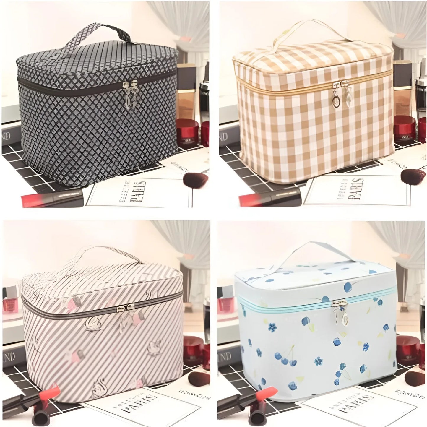 Large Capacity Makeup Bag Women Cosmetics