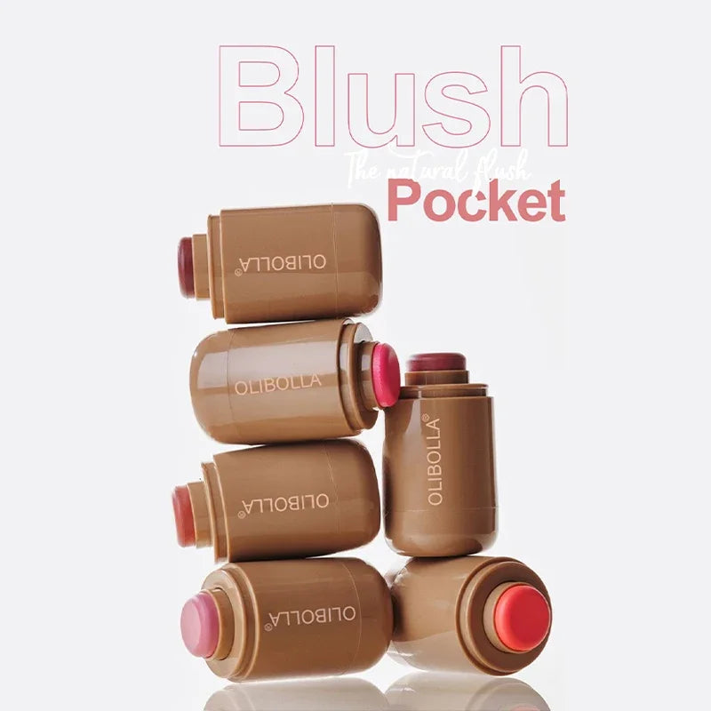 Magic Blush Stick 3-in-1 Cheek Lip Tinted Moistured
