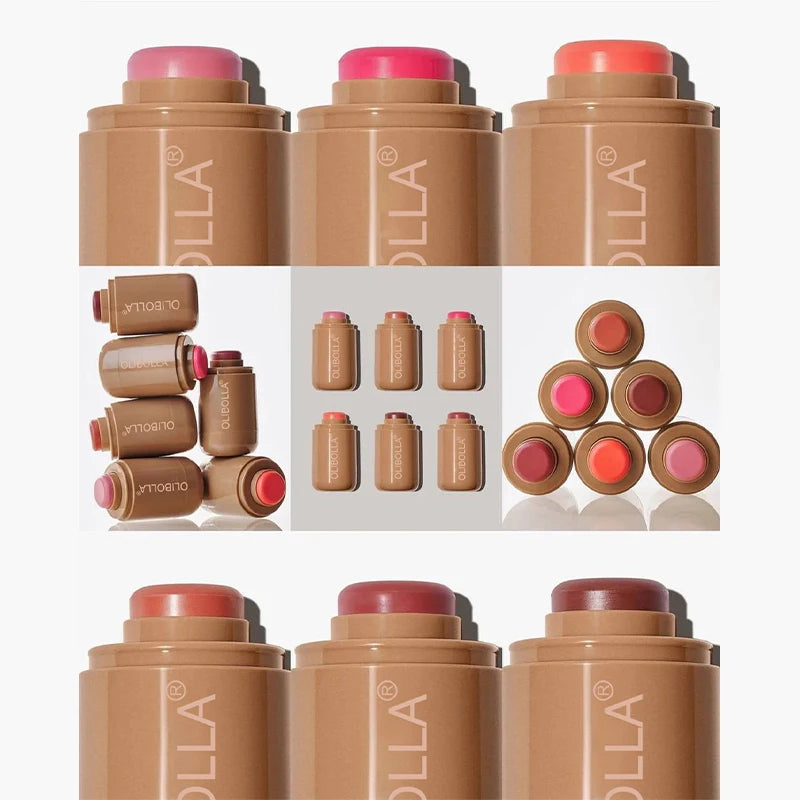Magic Blush Stick 3-in-1 Cheek Lip Tinted Moistured